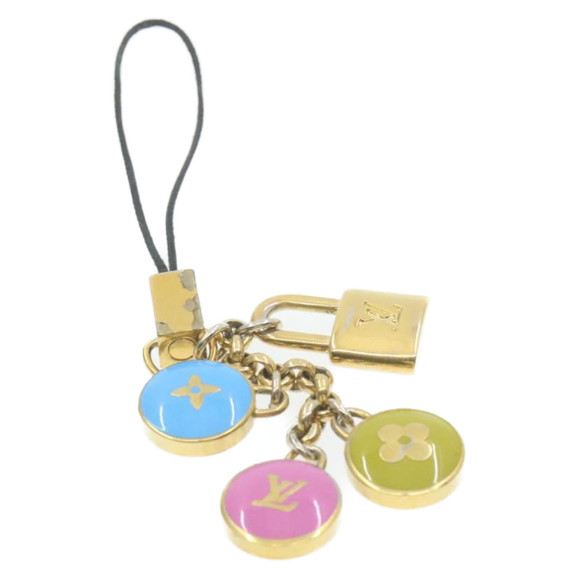 Louis Vuitton Accessories - LOUIS VUITTON Monogram Pastille Charm Gold Tone Multicolor M65388 LV Auth am700g